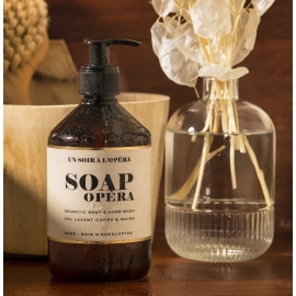 SOAP OPÉRA - Rose and eucalyptus - Body and hand wash - 500 ML