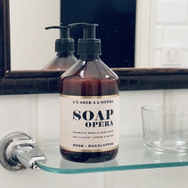 SOAP OPÉRA - Rose and eucalyptus - Body and hand wash - 500 ML