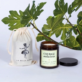 COURAGE AUDACIEUX - Fig Leaf Scented candle - LA BELLE DANCE