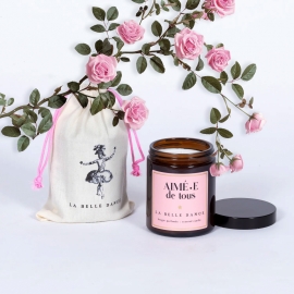 AIME.E DE TOUS - Rose Petals Scented Candle - LA BELLE DANCE