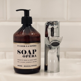 SOAP OPÉRA - Body and hand wash - Rose and eucalyptus - 17,25 OZ