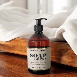 SOAP OPÉRA - Body and hand wash - Woody spicy - 490 ML